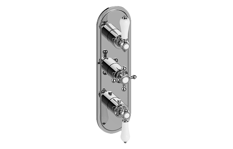 Graff G-8087-ALC1C2-T Adley Traditional M-Series Valve Trim With Three Handles - Parent