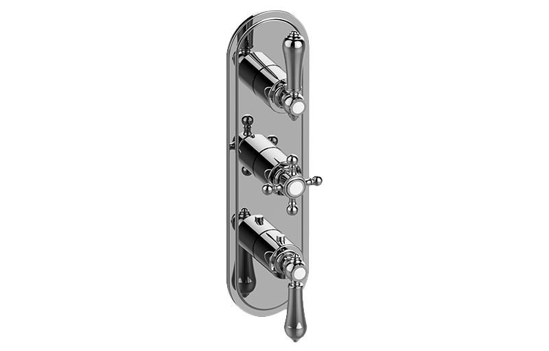 Graff G-8087-ALM34C2-T Adley Traditional M-Series Valve Trim With Three Handles - Parent