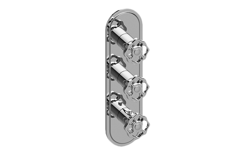 Graff G-8087-C18E0-T Vintage Traditional M-Series Valve Trim With Three Handles - Parent