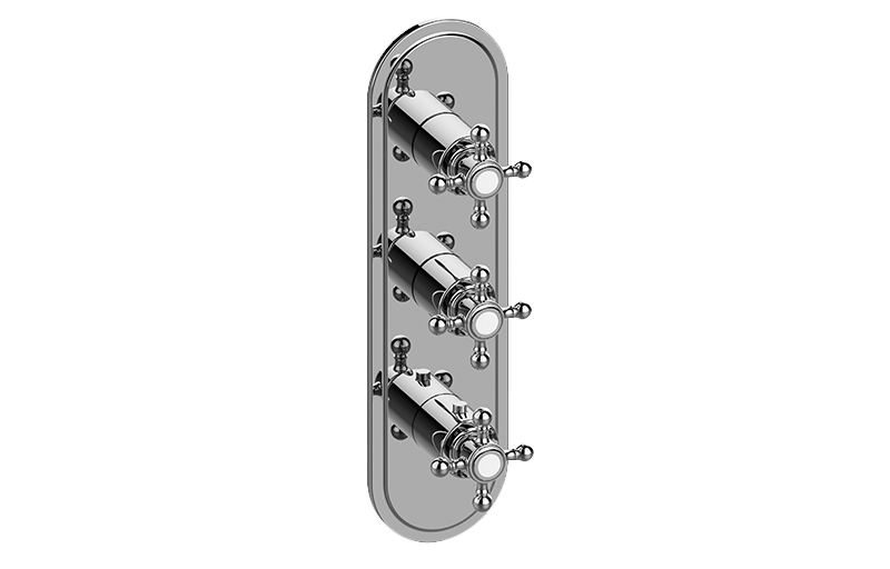 Graff G-8087-C2E0-T Adley Traditional M-Series Valve Trim With Three Handles - Parent