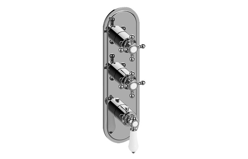 Graff G-8087-LC1C2-T Adley Traditional M-Series Valve Trim With Three Handles - Parent