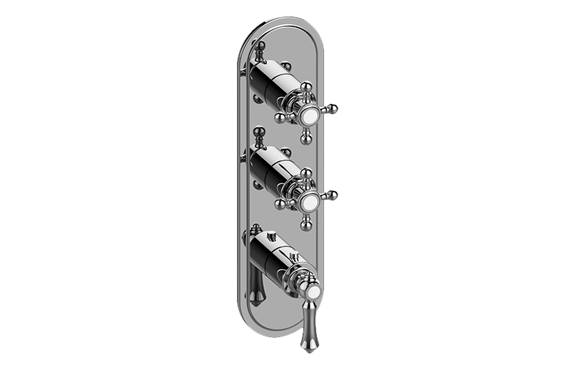 Graff G-8087-LM15C2-T Adley Traditional M-Series Valve Trim With Three Handles - Parent
