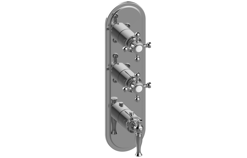 Graff G-8087-LM22C2-T Lauren Traditional M-Series Valve Trim With Three Handles - Parent