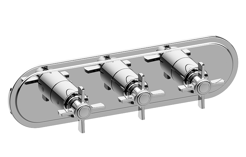 Graff G-8087H-C16E0-T Camden Traditional M-Series Valve Trim With Three Handles Horizontal Orientation - Parent