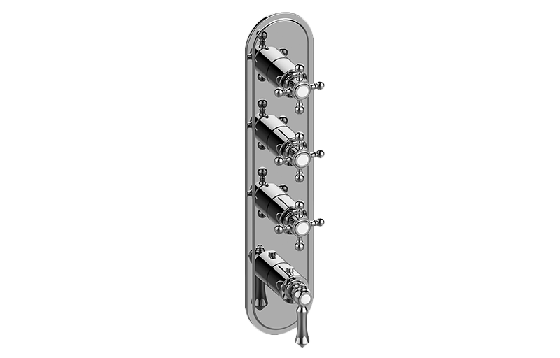 Graff G-8088-LM15C2-T Adley Traditional M-Series Valve Trim With Four Handles - Parent