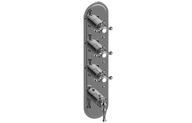 Graff G-8088-LM22C2-T Lauren Traditional M-Series Valve Trim With Four Handles - Parent