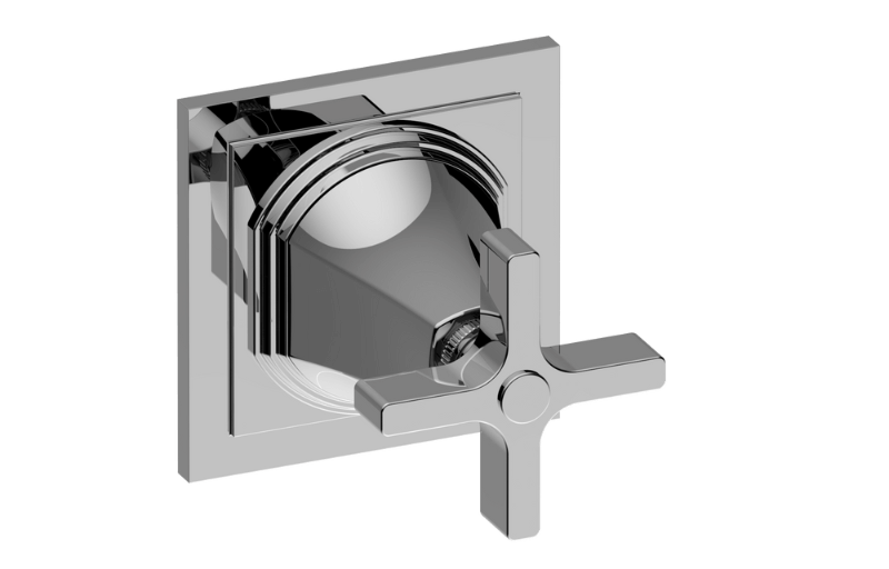 Graff G-8099-C15E1-T M-Series Finezza UNO Stop/Volume Trim Plate with Cross Handle - Parent