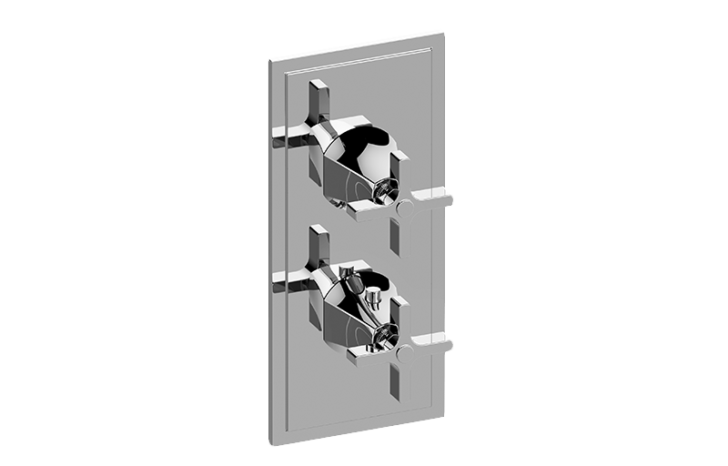 Graff G-8149-C15E0-T M-Series Finezza DUE 2-Hole Trim Plate With Cross Handles - Parent