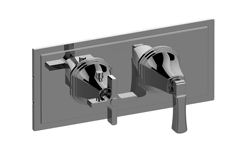 Graff G-8049H-1C1L-T Finezza UNO M-Series Valve Trim With Two Handles Horizontal Orientation - Parent