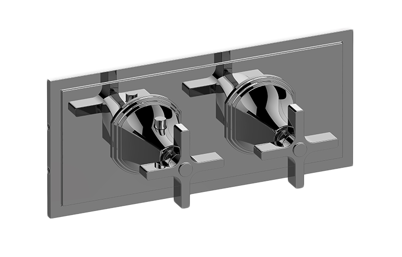 Graff G-8049H-C15E0-T Finezza UNO M-Series Valve Trim With Two Handles Horizontal Orientation - Parent