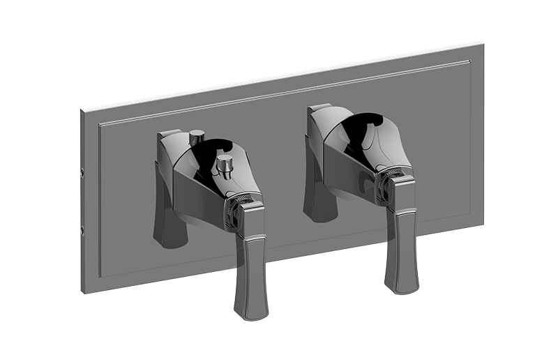 Graff G-8149H-LM47E0-T M-Series Finezza DUE 2-Hole Trim Plate With Lever Handles - Parent