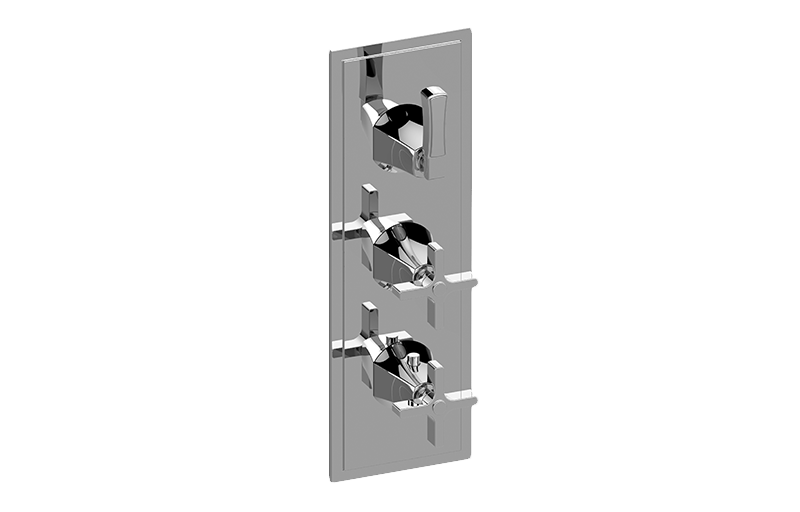 Graff G-8178-2C1L-T M-Series Finezza DUE 3-Hole Trim Plate With Finezza Handles - Parent