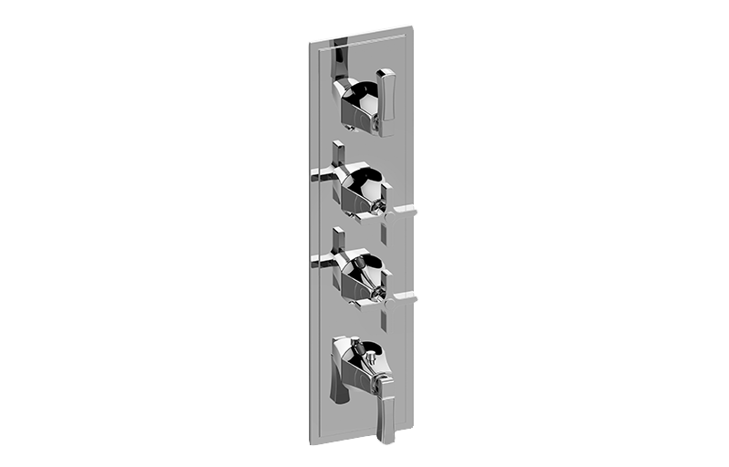 Graff G-8179-2L2C-T M-Series Finezza DUE 4-Hole Trim Plate With Finezza Handles - Parent