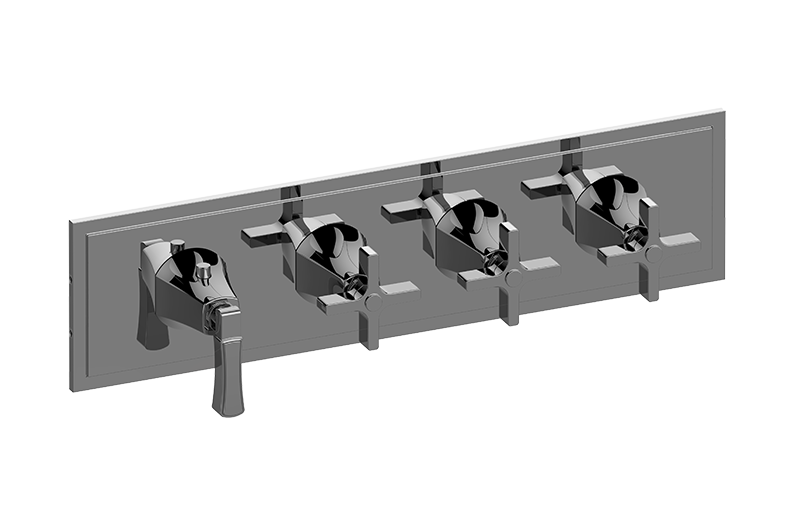 Graff G-8179H-1L3C-T M-Series Finezza DUE 4-Hole Trim Plate With Finezza Handles - Parent