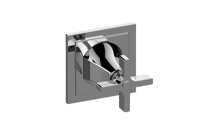 Graff G-8199-C15E1-T M-Series Finezza DUE Stop/Volume Trim Plate with Cross Handle - Parent