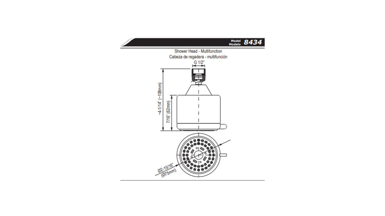 Graff G-8434 Multi-Function Showerhead - Parent