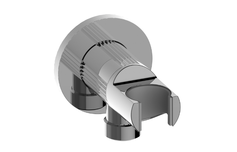 Graff G-8618CF Riva Contemporary Wall Bracket and Integrated Wall Supply Elbow Fluted Knurled - Parent