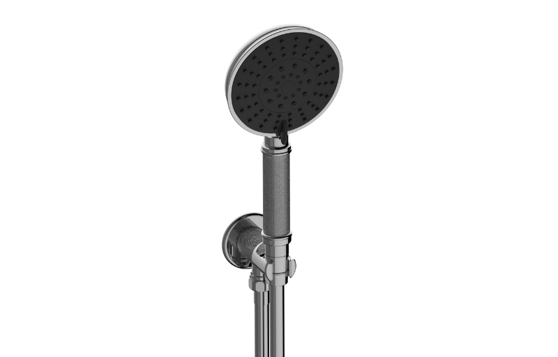Graff G-8697TD Riva Traditional Handshower With Wall Bracket and Integrated Wall Supply Elbow Diamond Knurled - Parent
