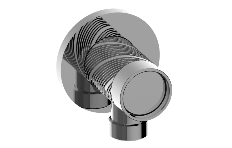 Graff G-8713CQ Riva Contemporary Wall Supply Elbow Oblique Knurled - Parent