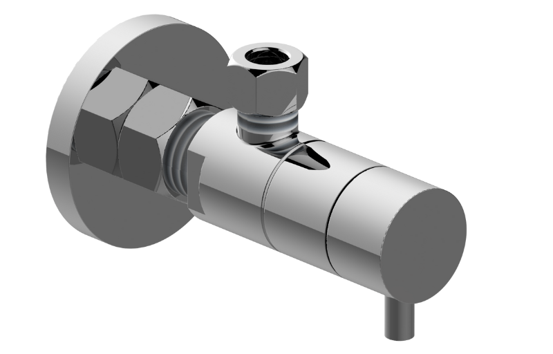 Graff G-9170-LM41A M.E. Angle Stop With Decorative Handle - Parent