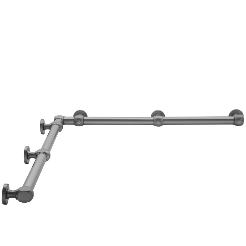 Jaclo G70-48-60-IC G70 48" X 60" Inside Corner Grab Bar - Parent