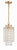 Crystorama GAB-B7301-GA Gabrielle 1 Light Mini Chandelier - Antique Gold