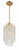 Crystorama GAB-B7301-GA Gabrielle 1 Light Mini Chandelier - Antique Gold