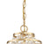 Crystorama GAB-B7301-GA Gabrielle 1 Light Mini Chandelier - Antique Gold