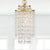 Crystorama GAB-B7301-GA Gabrielle 1 Light Mini Chandelier - Antique Gold