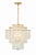 Crystorama GAB-B7304-GA Gabrielle 4 Light Chandelier - Antique Gold