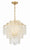 Crystorama GAB-B7304-GA Gabrielle 4 Light Chandelier - Antique Gold