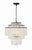 Crystorama GAB-B7304-MK Gabrielle 4 Light Chandelier - Matte Black