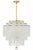Crystorama GAB-B7305-GA Gabrielle 6 Light Chandelier - Antique Gold