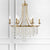 Crystorama GAB-B7306-GA Gabrielle 6 Light Chandelier - Antique Gold