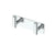 Gatco Elevate All Modern Decor Double Hook