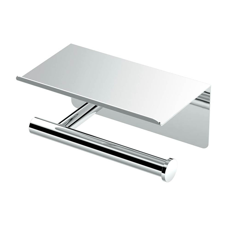 Gatco Latitude Ii Toilet Paper Holder With Mobile Shelf