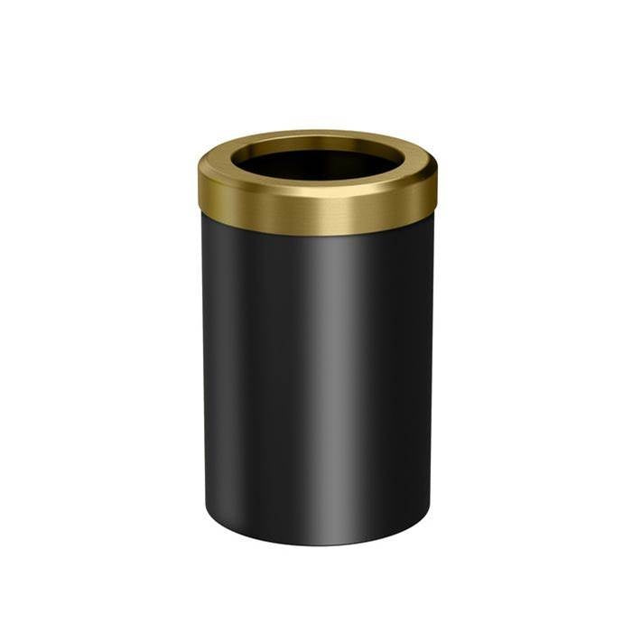 Gatco Round Wastebasket Combo