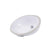 Nantucket Sinks 15 x 12" Glazed Bottom Undermount Oval Ceramic Sink In White