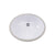 Nantucket Sinks 15 x 12" Glazed Bottom Undermount Oval Ceramic Sink In White