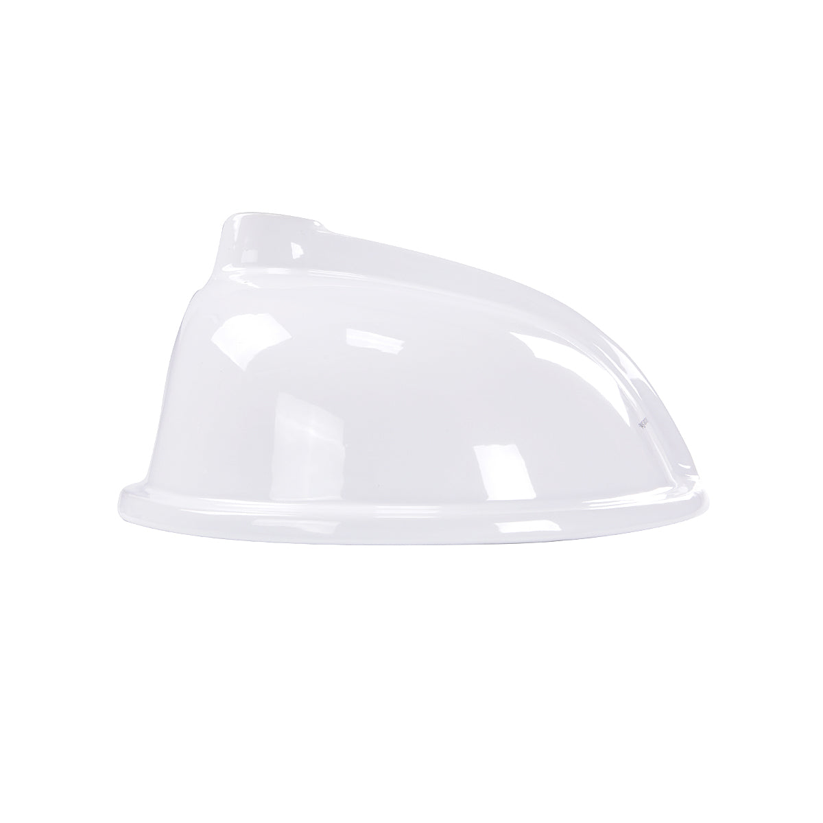 Nantucket Sinks 15 x 12" Glazed Bottom Undermount Oval Ceramic Sink In White