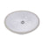 Nantucket Sinks GB-17" Glazed Bottom Undermount Oval Ceramic Sink In White