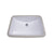 Nantucket Sinks 18" Glazed Bottom Undermount Rectangle Ceramic Sink In White