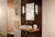 GlassCrafters 20W x 36H x 4D Frameless Mirrored Medicine Cabinet, Flat, Left Electric