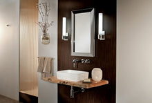 Load image into Gallery viewer, GlassCrafters 24Wx36Hx6D Soho Framed Mirrored Medicine Cabinet, Beveled, Brushed Nickel