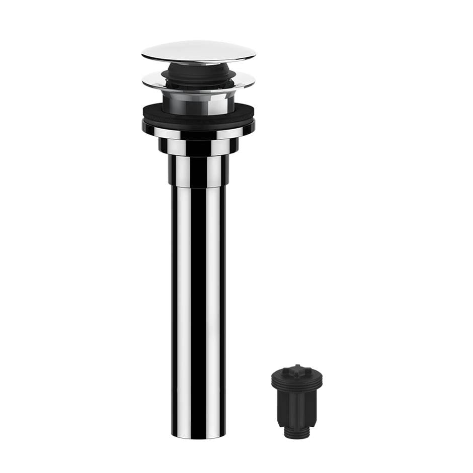 Gessi 01427 Inverso 1 1/4" Push Drain With Or Without Overflow Feature
