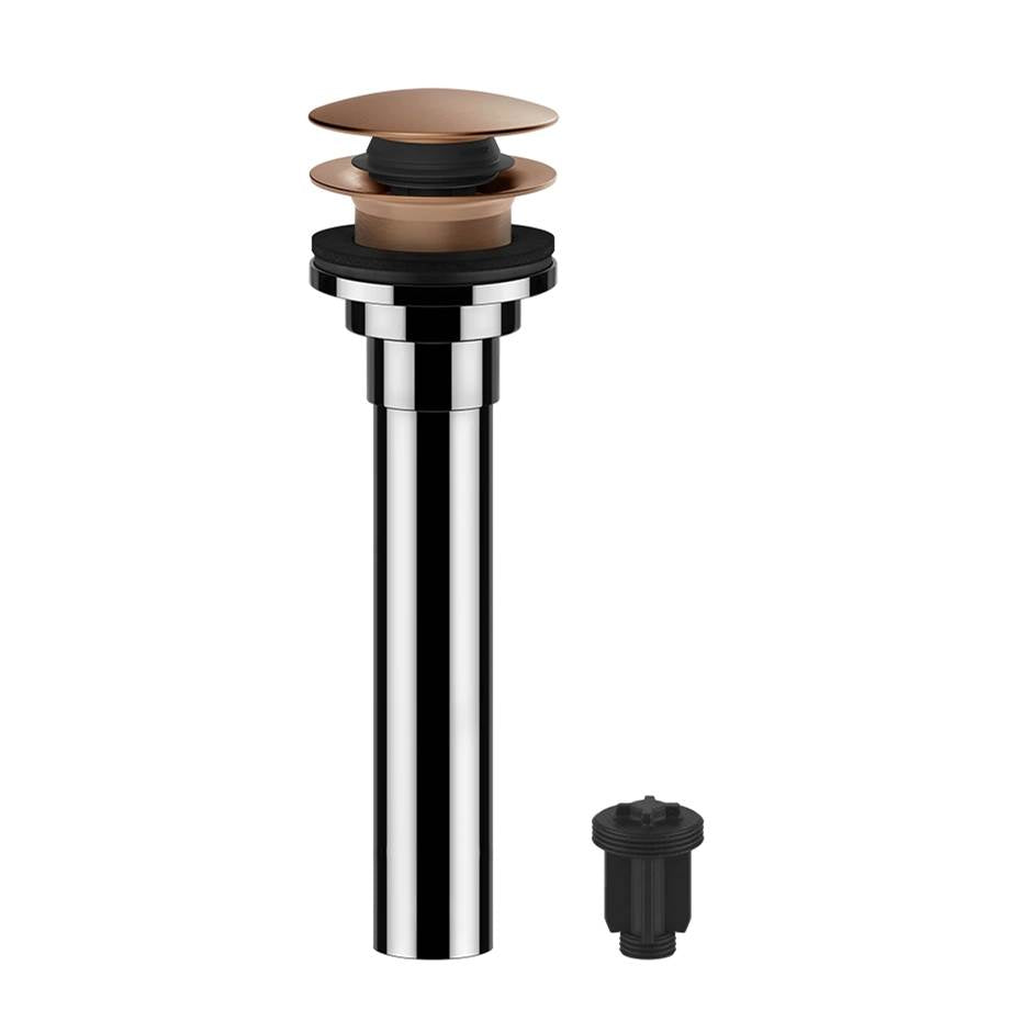 Gessi 01427 Inverso 1 1/4" Push Drain With Or Without Overflow Feature