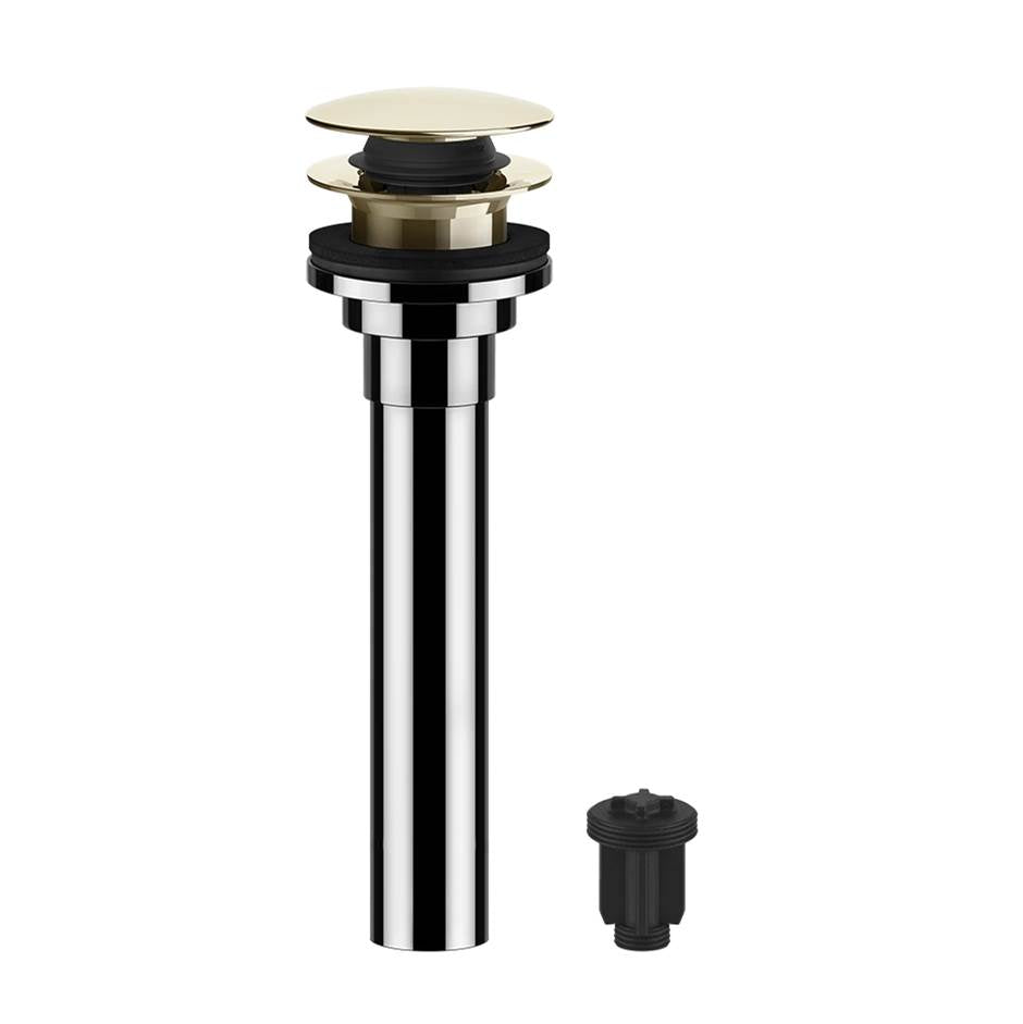 Gessi 01427 Inverso 1 1/4" Push Drain With Or Without Overflow Feature