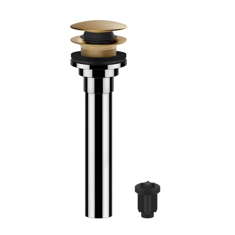 Gessi 01427 Inverso 1 1/4" Push Drain With Or Without Overflow Feature
