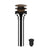 Gessi 01427 Inverso 1 1/4" Push Drain With Or Without Overflow Feature