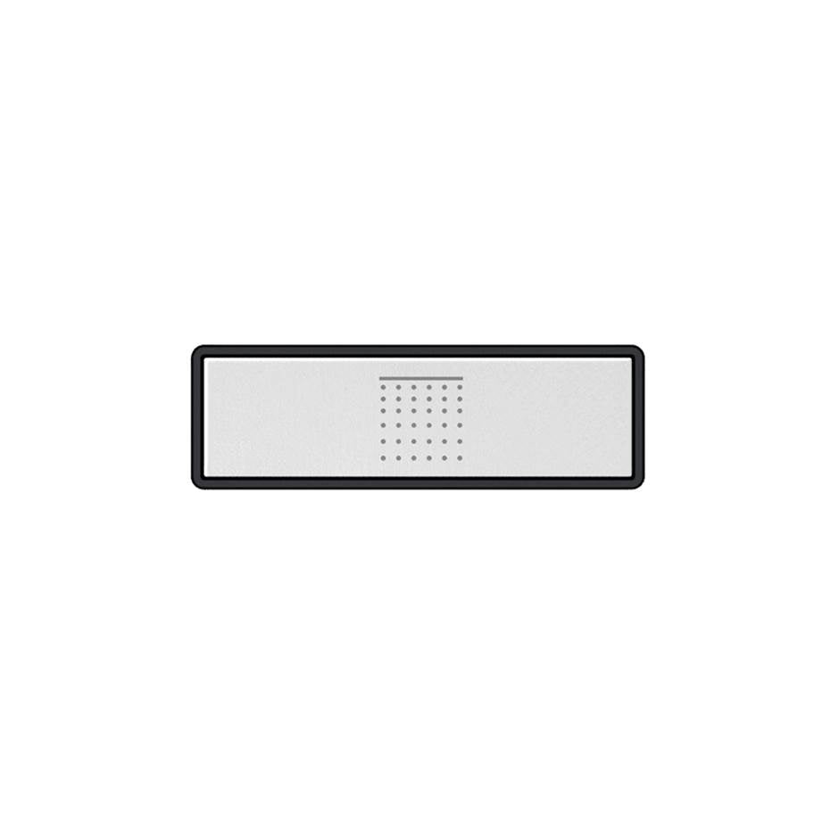 Gessi 02766 Hi Fi Push-Botton Plate With Rainfall Symbol. For Linear & Shelf Hi-Fi.
